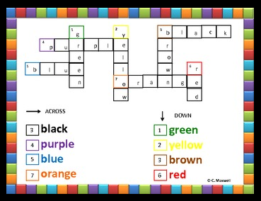 My First Crossword Puzzle